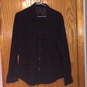 Large Structure Button Down Long Sleeve